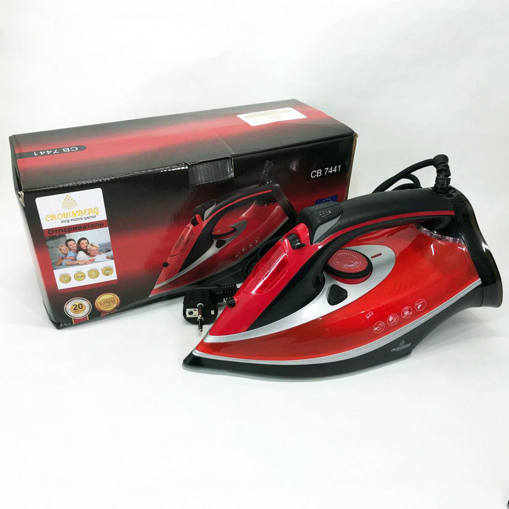 Парова праска для свіжості одягу Crownberg, Парова праска для догляду за одягом Якісна LI-59 Івано-Франківськ - фото 7