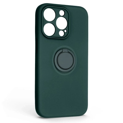 Чехол для мобильного телефона Armorstandart Icon Ring Apple iPhone 14 Pro Dark Green (ARM68713) Винница - изображение 1