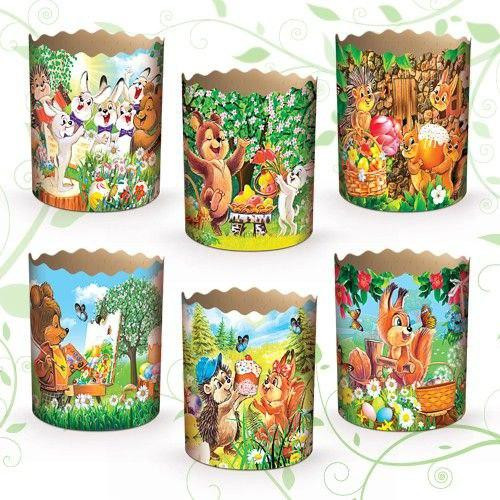 Паперові форми для випікання великодніх паски (85*70) Дитячі (150 г) (50 шт.) Харків - фото 4