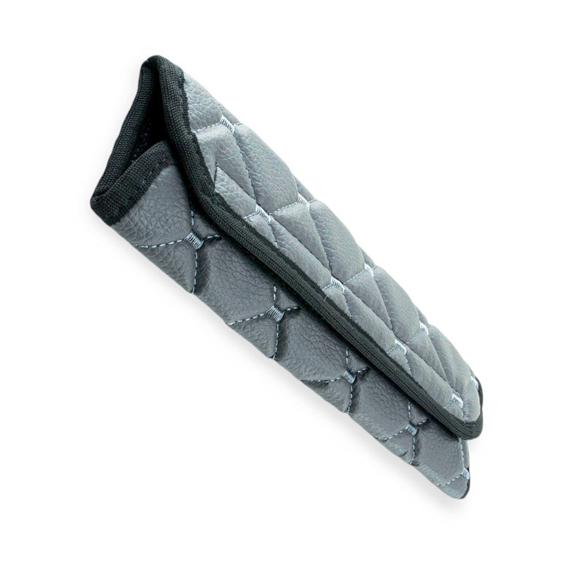 Чехол безопасности m кожзам серый, серый ромб ремня Мукачево - изображение 1