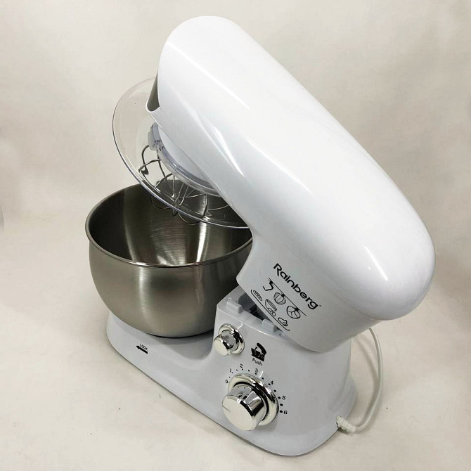 Тестомес для приготовления теста Rainberg RB-8083 3200 Вт, Бесшумный кухонный комбайн XZ-58 Львов - изображение 10