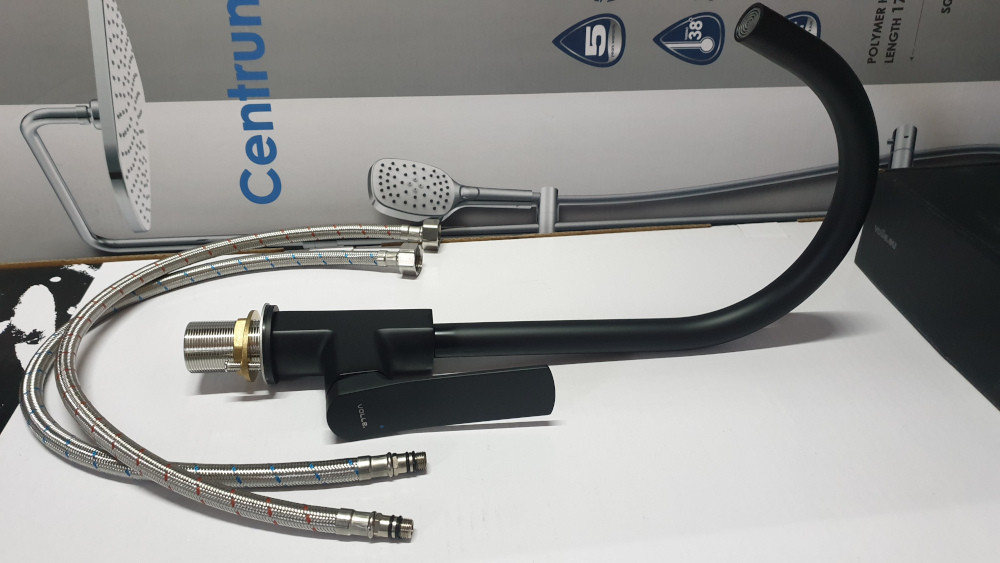 Змішувач для кухні VOLLE SOLO de la noche чорний 1510.111004 Київ - фото 2