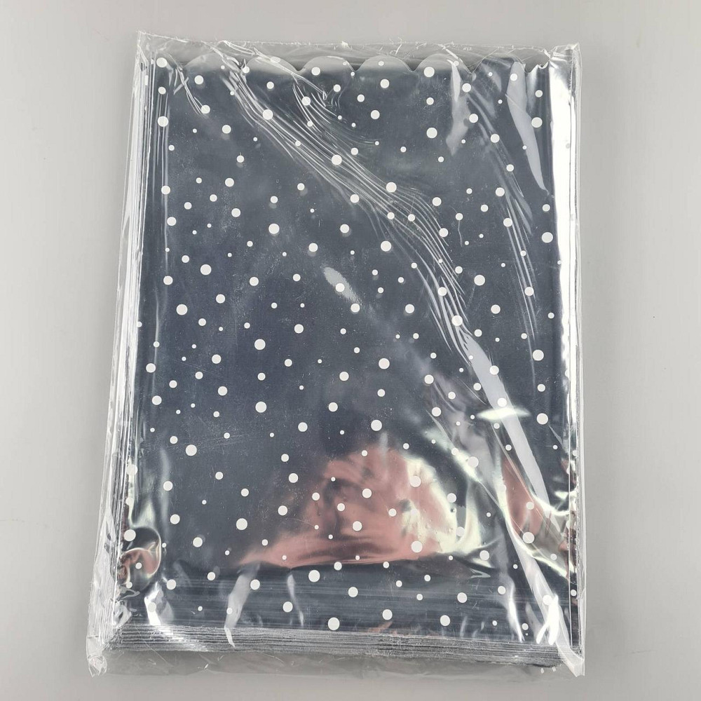 Пакет із малюнком для пакування подарунків (25*35) No88/1 фольгований "Конфеті" (100 шт.) Харків - фото 2