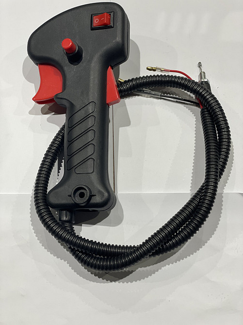 Ручка газу в зборі мотокоси GL (широкий курок) Мукачево - фото 1