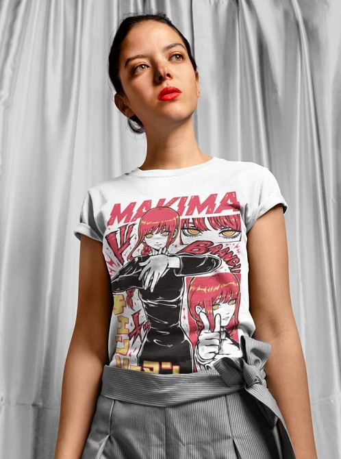 Футболка для мальчика аниме Человек-бензопила оверсайз (рост от 165 до 180 ) Черний AnimeJ1087m Днепр - изображение 5