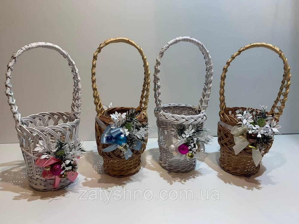 Корзина плетеная  под литровую банку Киев - изображение 2