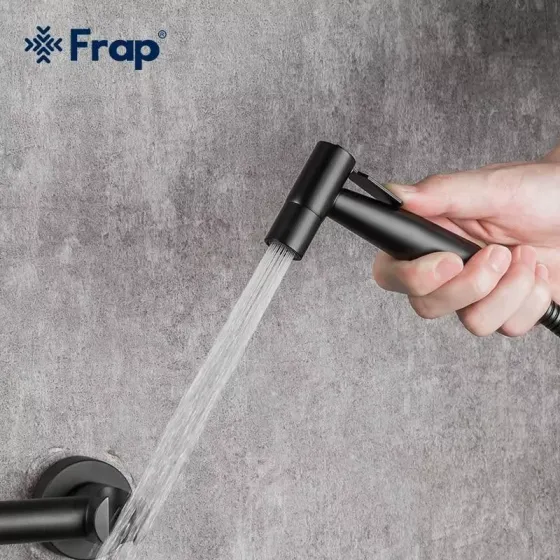 Гігієнічний душ із змішувачем Frap F7503-6 чорний Київ