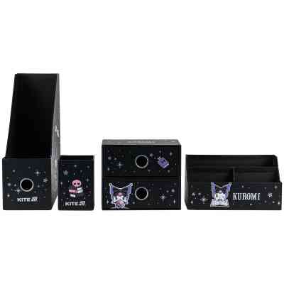 Настільний набір Kite Kuromi 4 предмети, картон (HK25-357) Вінниця