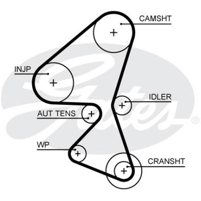 Ремень ГРМ Gates 5656XS Винница - изображение 1