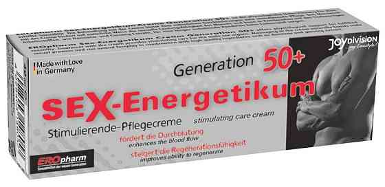 Крем эрекционный JOY Division Sex Energetic 50+ Sexenergy Cream, 40 мл Sex Aura Киев