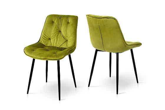 Стілець Прадо чорний/ велюр олива Киев