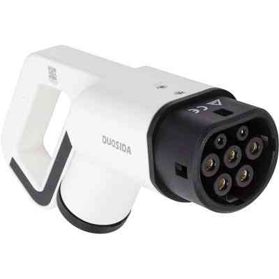 Коннектор для зарядки электромобиля Duosida Type 2 (Female), 32A, 3-фазний (EV200207) Винница