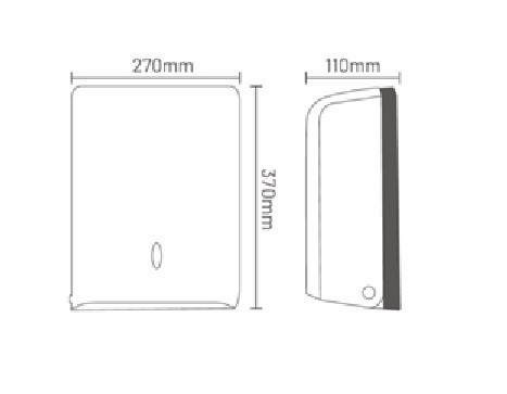 Диспенсер для туалетной бумаги HOTEC 14.201/ABS White (000030284) Киев - изображение 6