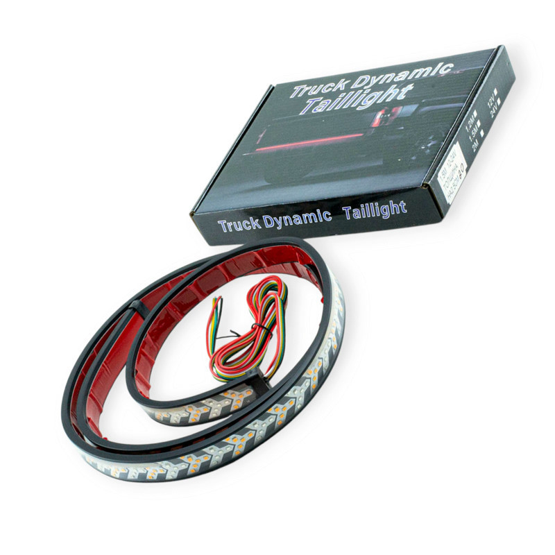 Стрічка гнучкий стоп 1, 5м 12-24V червоний жовтий світлодіодна Мукачево - фото 1