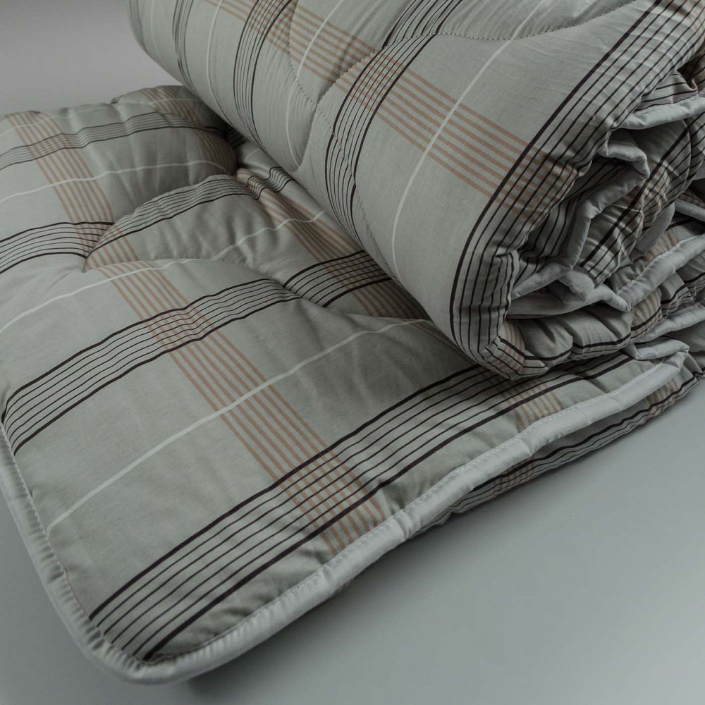 Ковдра конопляна зимова Сатин Персиваль YouStar дитяча 110х140 см (Світло-сірий) Суми - фото 3