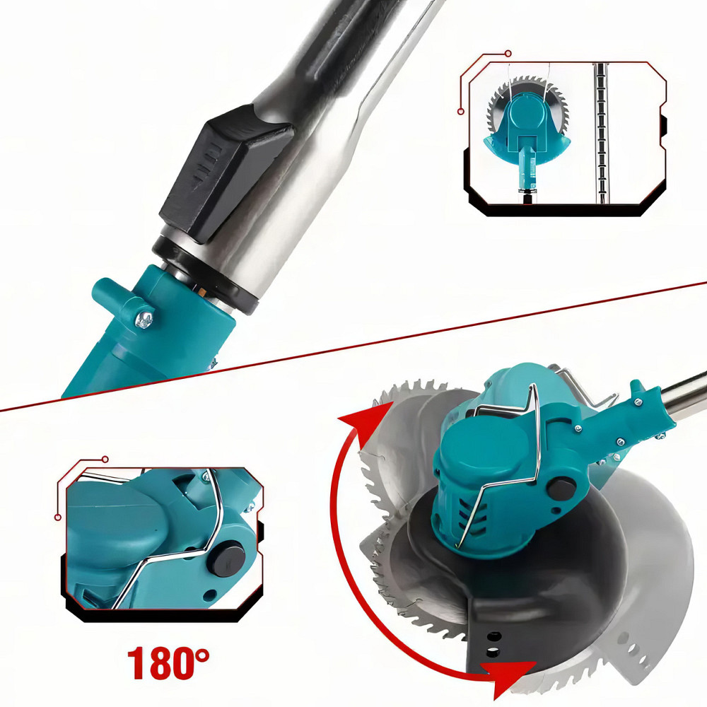 Акумуляторна газонокосарка + 2 АКБ 48V, Lawn mower / Тример для трави / Аккумуляторный триммер / Електротример Киев - изображение 6