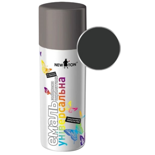 Емаль універсальна 400мл 7016 сірий антрацит аерозоль SLIDER Житомир - фото 1