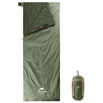 Спальний мішок Naturehike Summer надлегкий LW180 NH21MSD09 R (15C) XL Green (6927595777961-R) Вінниця - фото 1