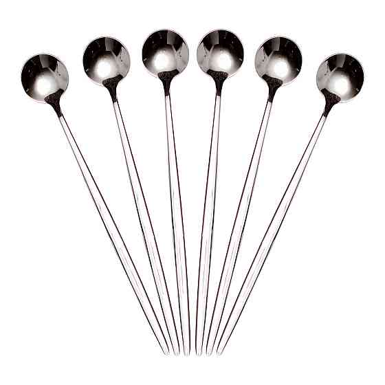 Набор десертных ложек 6 штук нержавеющей стали 20.5 (см) Серебро HP-8-32 Киев