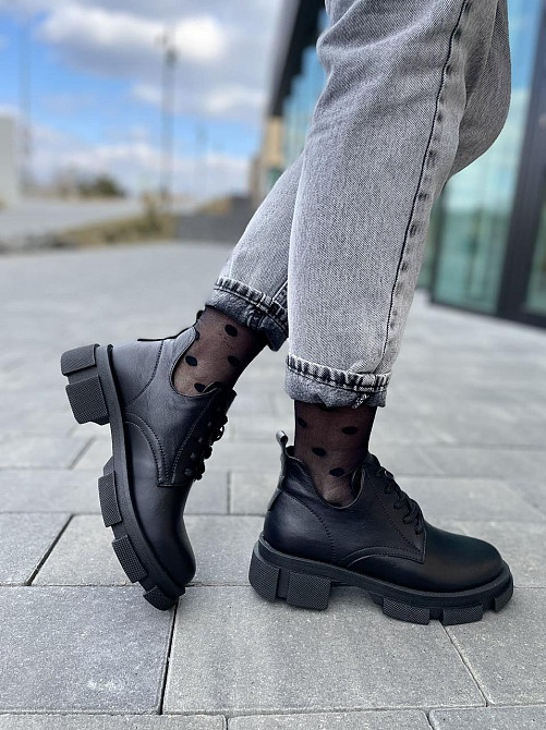 Черевики жіночі GREMMY чорні шкіра натуральна 36-40 (4983) Коломыя - изображение 8