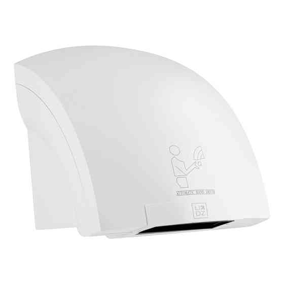 Сушарка для рук Lidz Tarnow 0192 настінна 1800 Вт LDTAR0192WHI32511 White Київ