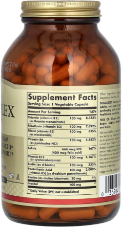 Вітаміни В-100 комплекс Solgar B-Complex "100" 250 капс Київ