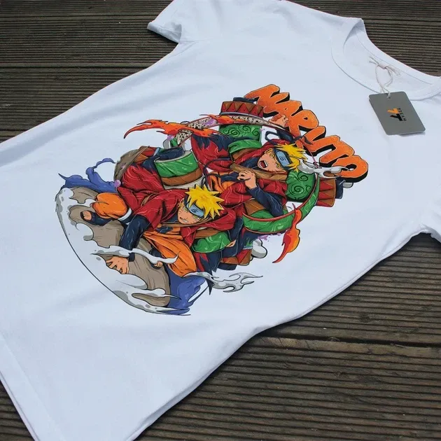 Футболка чоловіча з  принтом Наруто Режим Відлюдника W Розмір 48 Anime0058 Дніпро - фото 5