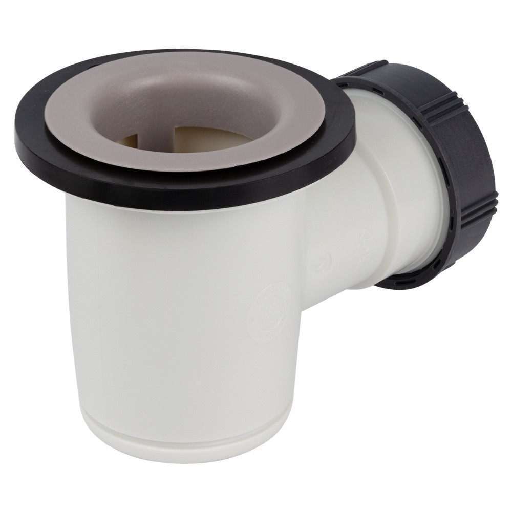 Сифон для душового піддона Tourbillon Ø 50 мм з адаптером Ø40/50 мм WIRQUIN (9544120) Київ - фото 3