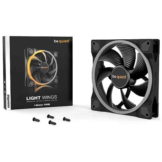 Вентилятор be quiet! Light Wings 140mm PWM Black (BL074) ( 26767 ) Харьков