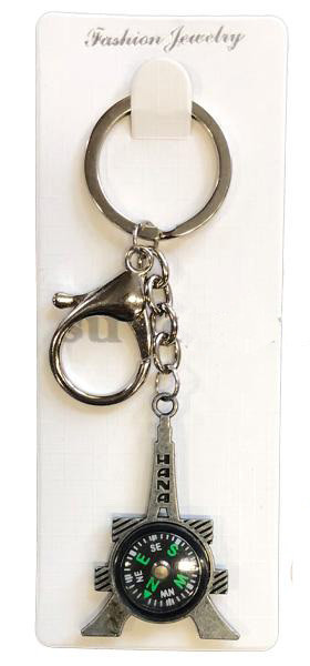 Брелок для ключей с компасом Эйфелева башня Киев - изображение 1