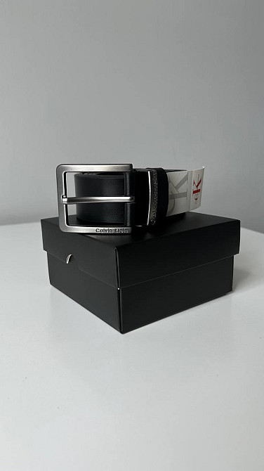 Чоловічий ремінь Tommy Hilfiger, брендовий класичний ремінь, який є добрим поясом з натуральної шкіриMasterSem Київ - фото 2