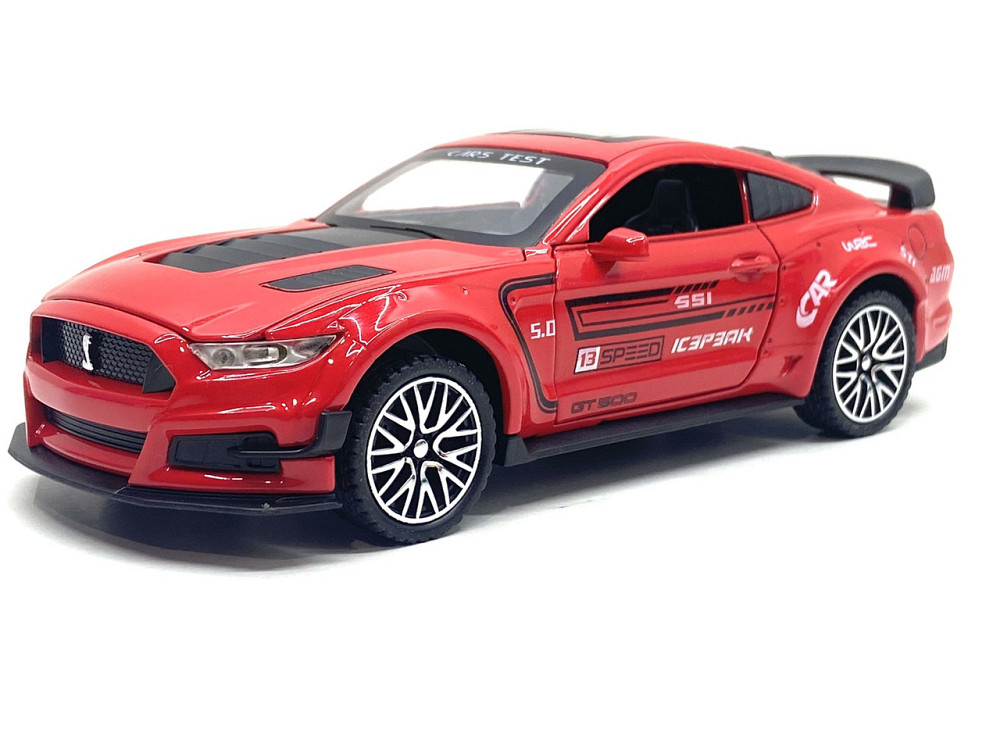 Машинка металева TK Union Group Ford Mustang Shelby 1:32 світло звук Червона (GT-1712) Чернігів - фото 5