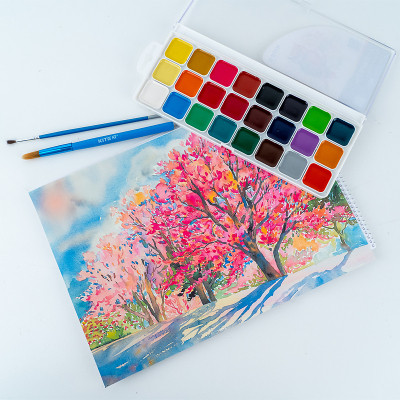 Акварельні фарби Kite Classic, 24 кольори (K-442) Вінниця - фото 3