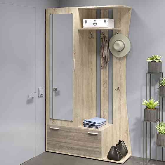 Передпокій із дзеркалом Еверест Авео-2 сонома + трюфель (DTM-2190) Львів