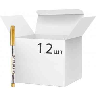 Маркер Baoke 1.5 мм golden Metallic 12 шт (MARK-PER-BAO550GO-12) Вінниця