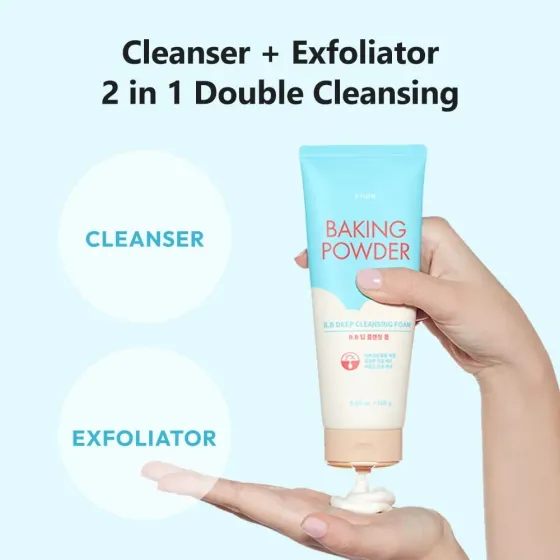 Крем-пінка для вмивання Etude House Baking Powder BB Deep Cleansing Foam, 160 г Львів