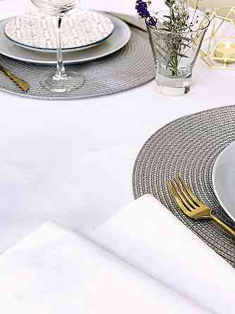 Ecotton Скатертина Ecotton DUCK 150х170 см водовідштовхувальна білого кольору White 23126 Коломыя