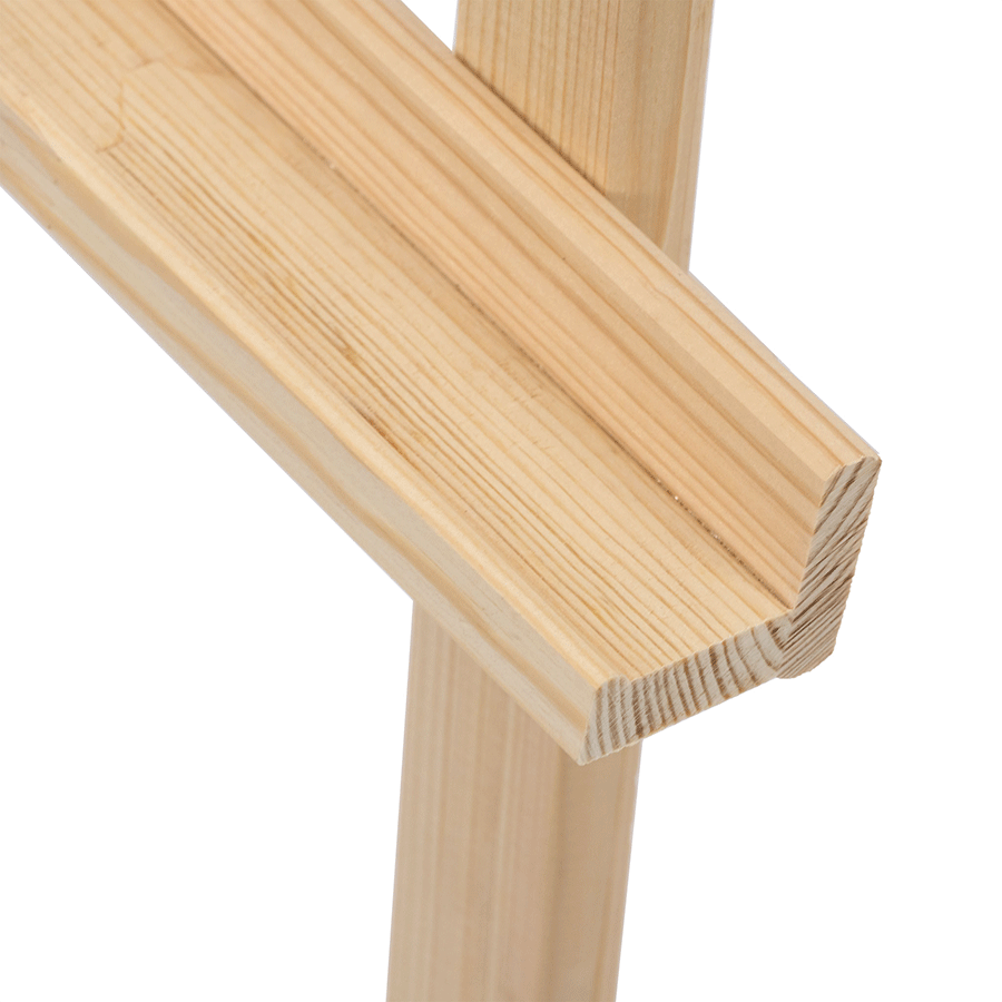 Мольберт стационарный No41 В Лира сосна 61х80х170см мак высота полотна 124см ROSA Studio Киев - изображение 3