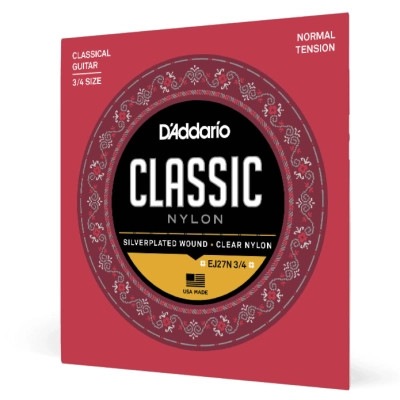 Струни для гітари D'Addario Student Classics Normal Tension 3/4 (EJ27N 3/4) Вінниця - фото 2