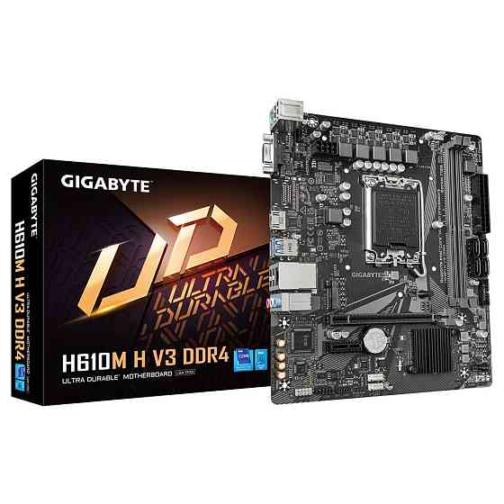 Материнська плата Gigabyte H610M H V3 DDR4 Socket 1700 microATX Харьков