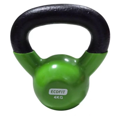 Гиря Ecofit MD2201 4кг PVC+Iron (23688) Винница - изображение 1