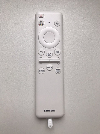 Пульт для телевизора Samsung белый BN59-01440A (TM2361G) на солнечной зарядке оригинальный смарт гол Каменское - изображение 2