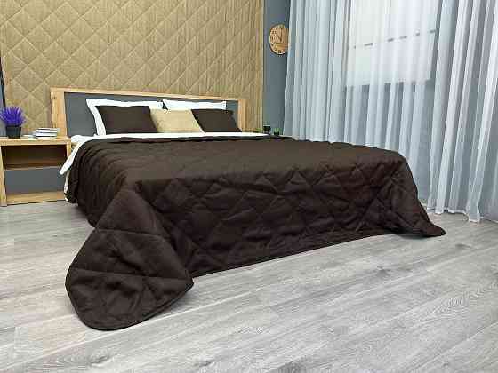 Покрывало стеганое Decorator Flax ромб 230х250 см венге (85-069) Киев