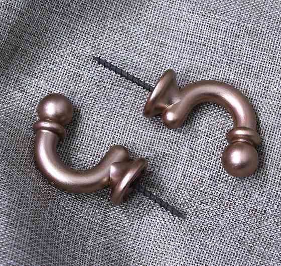 Гачки для підхватів (010кр) набір 2 шт Рожеве золото (83-014) Київ