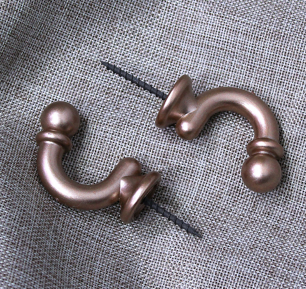 Гачки для підхватів (010кр) набір 2 шт Рожеве золото (83-014) Київ - фото 1