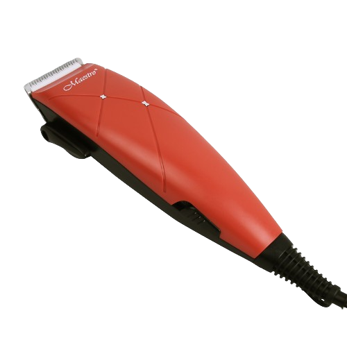 Машинка для стрижки червона MR-654C-RED Maestro Житомир