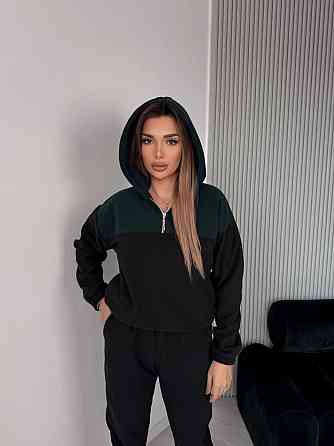 Женский теплый костюм двухцветный Одесса