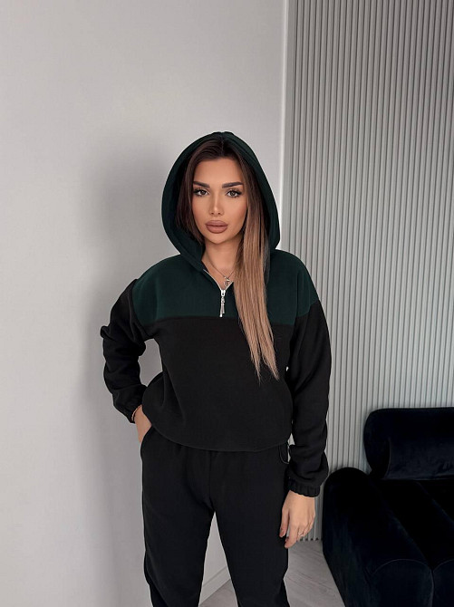 Женский теплый костюм двухцветный Одесса - изображение 4