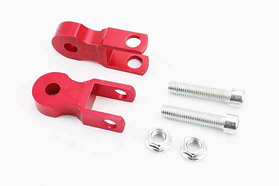 Подовжувач заднього амортизатора 45мм к-кт 2шт + болти + гайки, червоний Київ