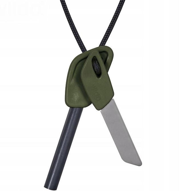 Туристичне Кресало ручне для розведення вогню 11 см Wildo "Fire-Flash Pro" (15274500) Olive Нововолинськ - фото 2